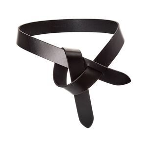 Isabel Marant Lecce Leather Belt, Black